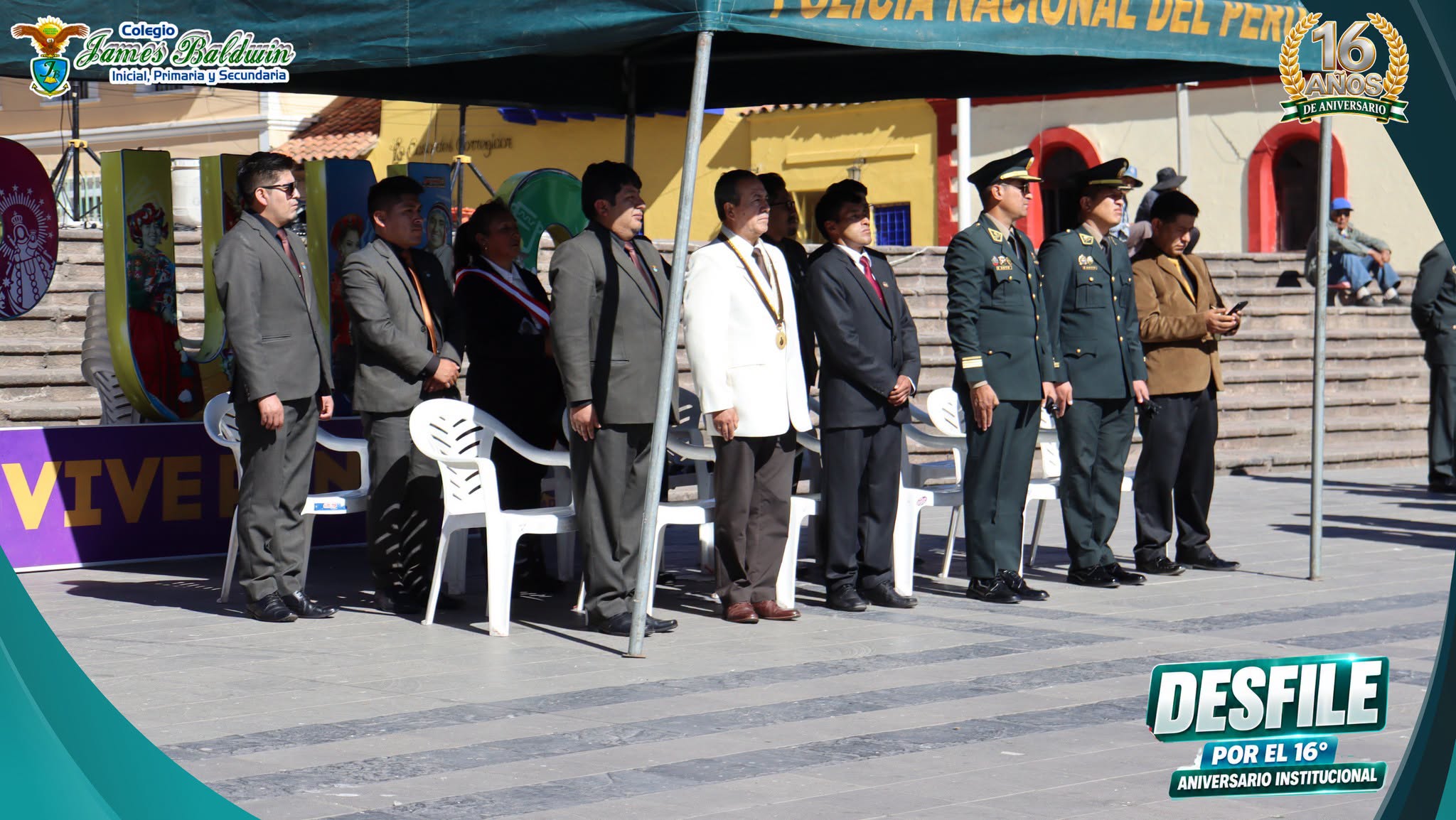 Desfile de Honor por Aniversario - Sede Puno (16 Años)