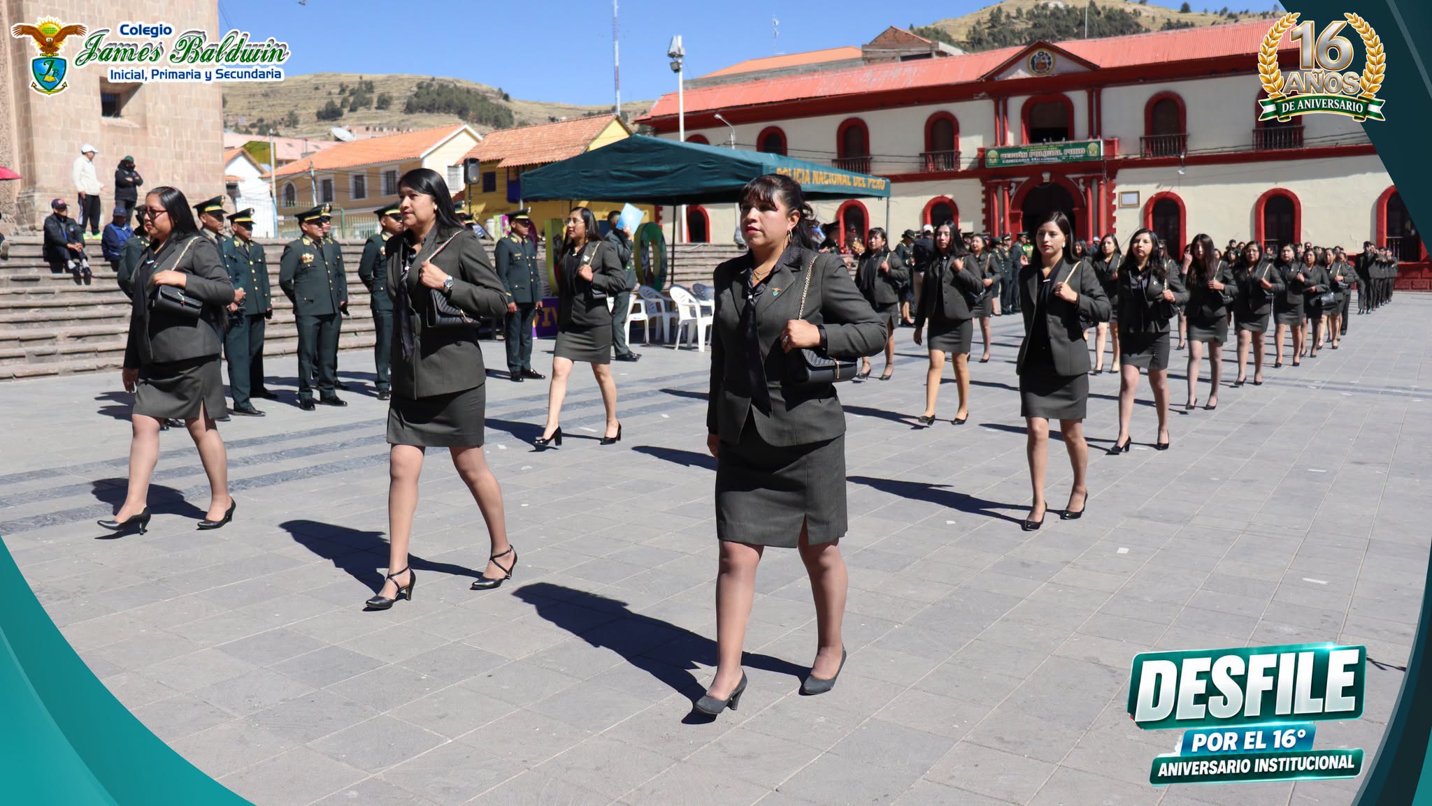 Desfile de Honor por Aniversario - Sede Puno (16 Años)