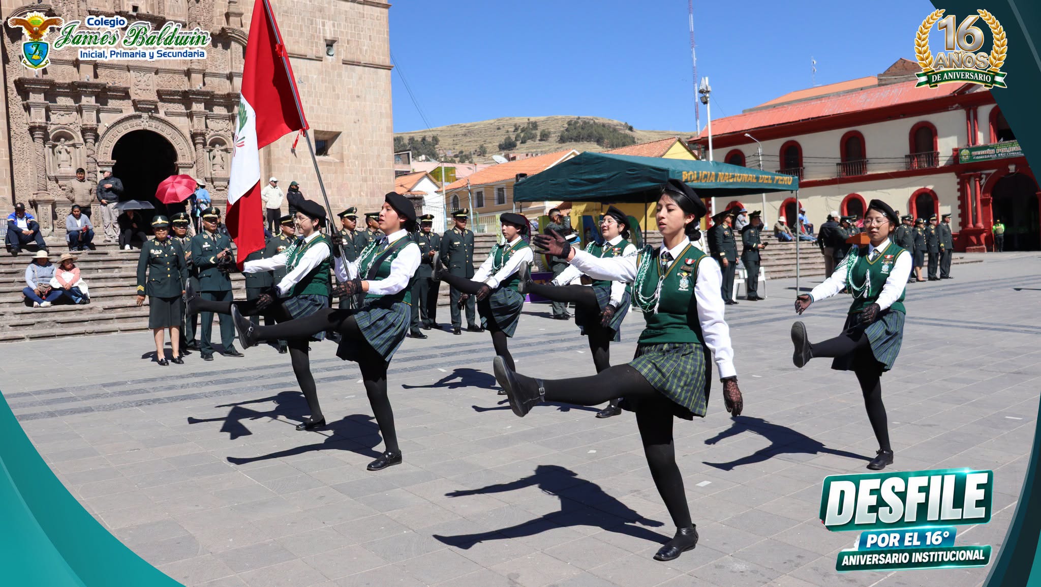 Desfile de Honor por Aniversario - Sede Puno (16 Años)