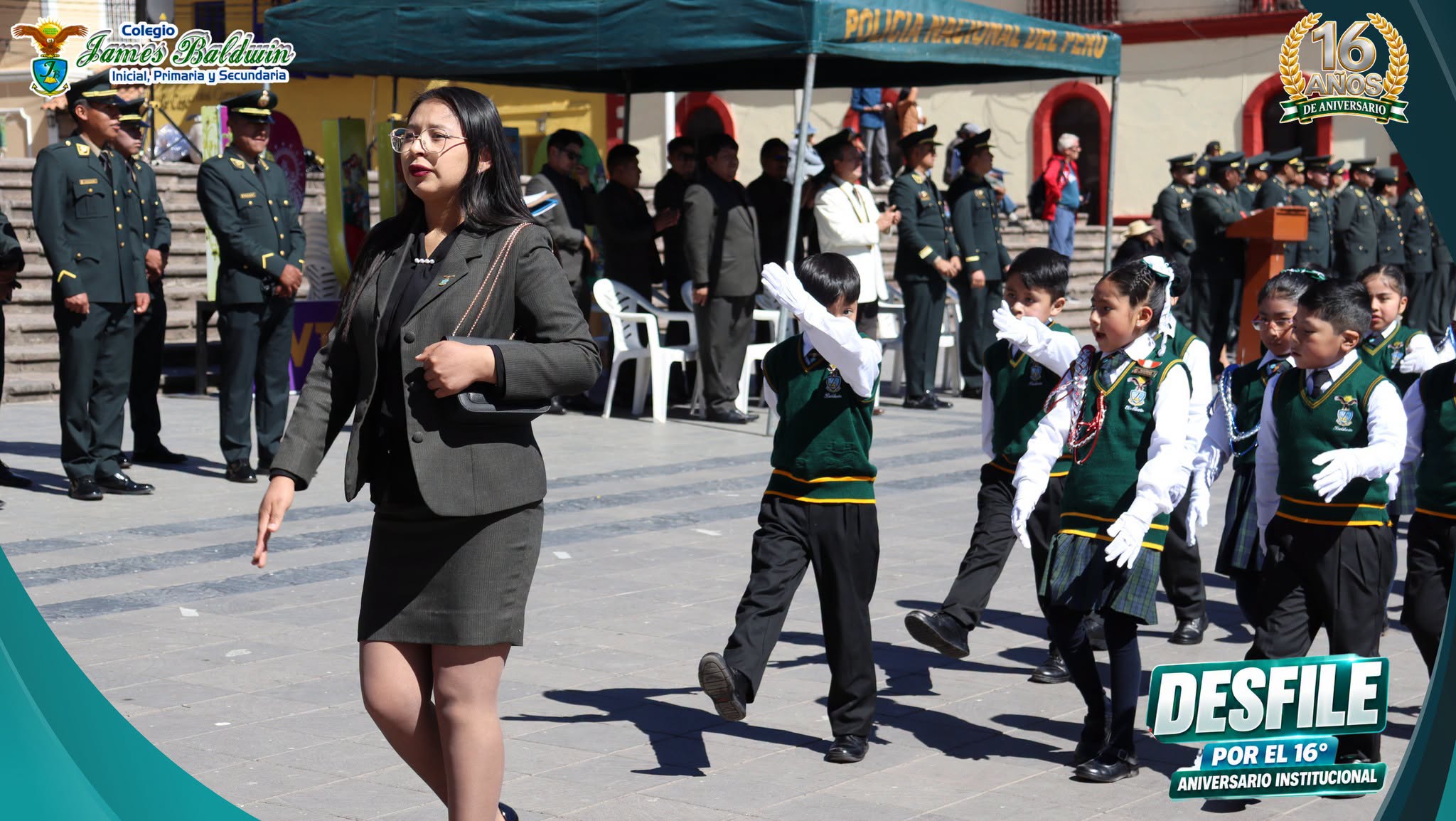 Desfile de Honor por Aniversario - Sede Puno (16 Años)
