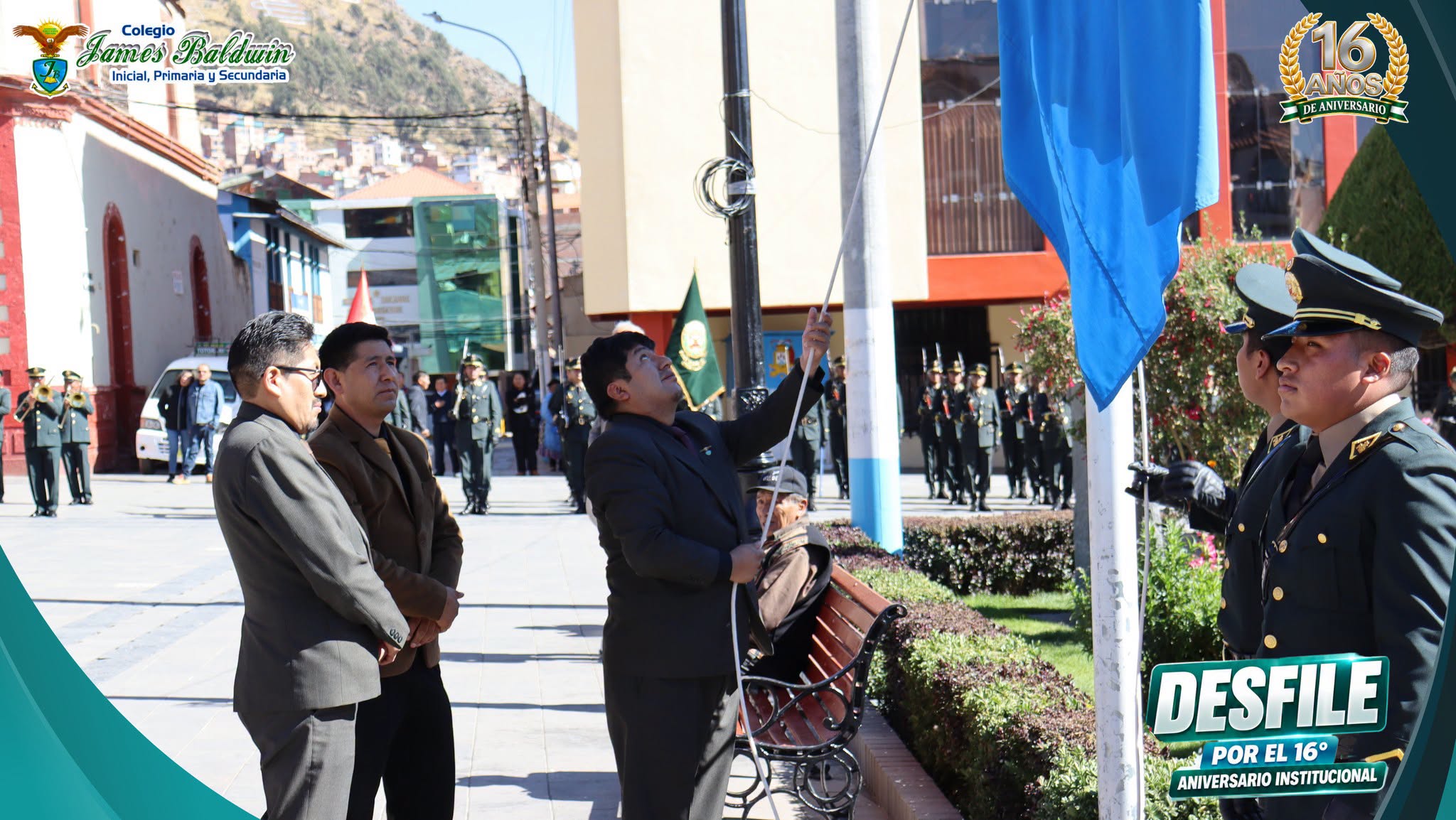 Desfile de Honor por Aniversario - Sede Puno (16 Años)
